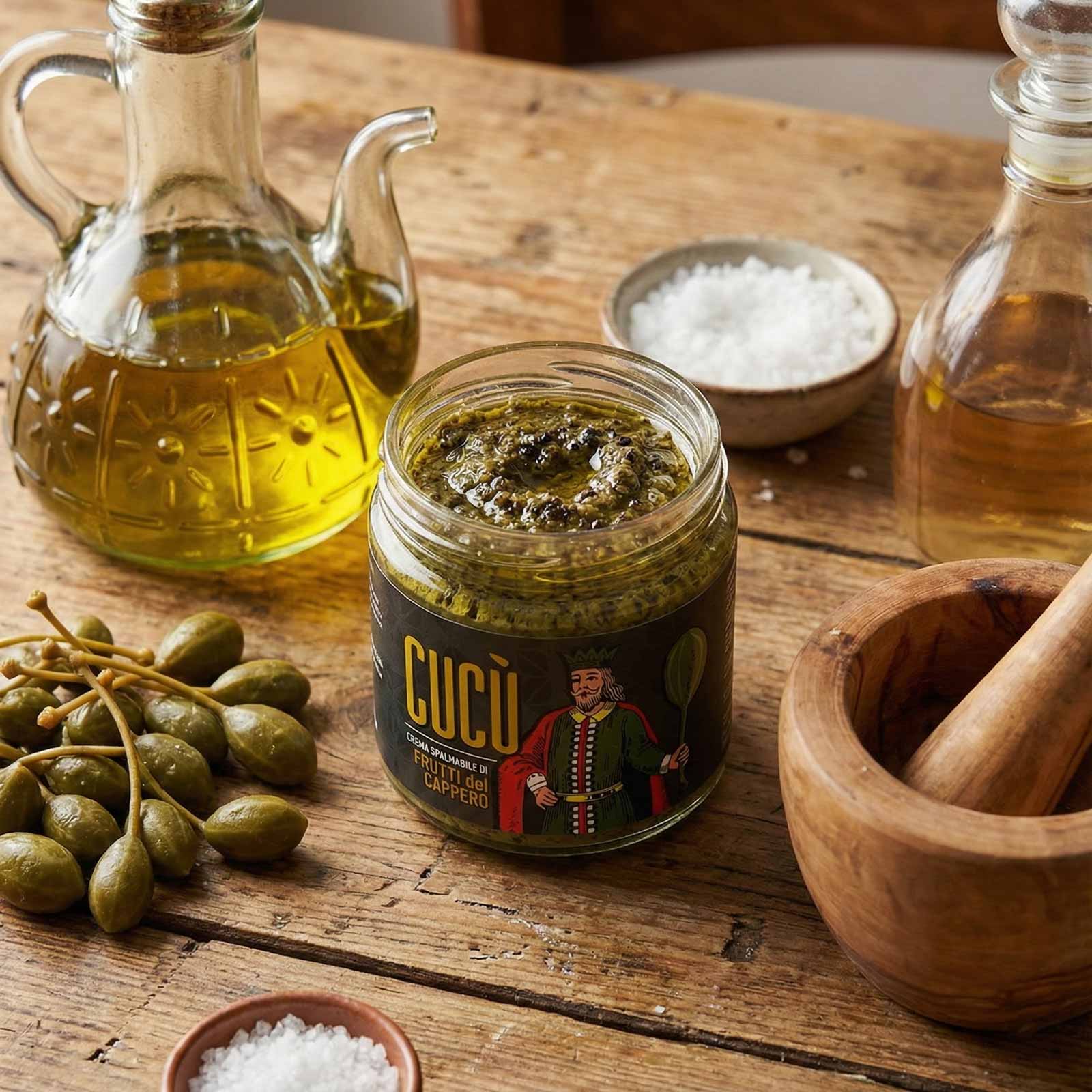 CUCÙ – Crema Spalmabile di Frutti del Cappero Selvatico (79%)