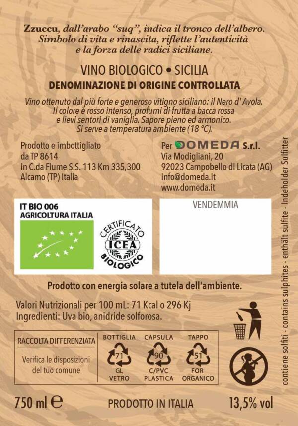 'ZZUCCU - Vino BIO DOC e IGP di Sicilia - immagine 7