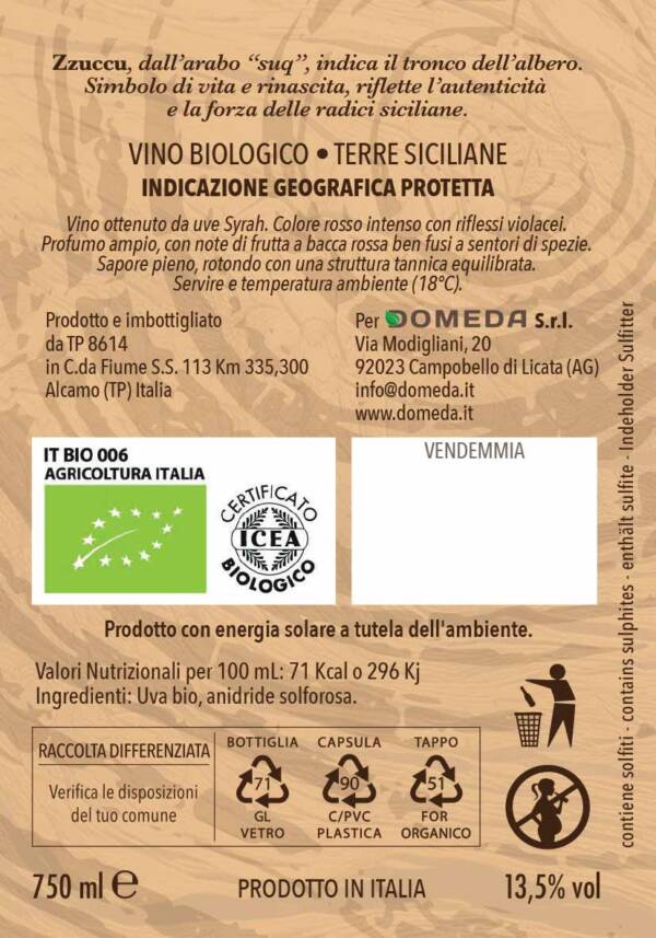 'ZZUCCU - Vino BIO DOC e IGP di Sicilia - immagine 8