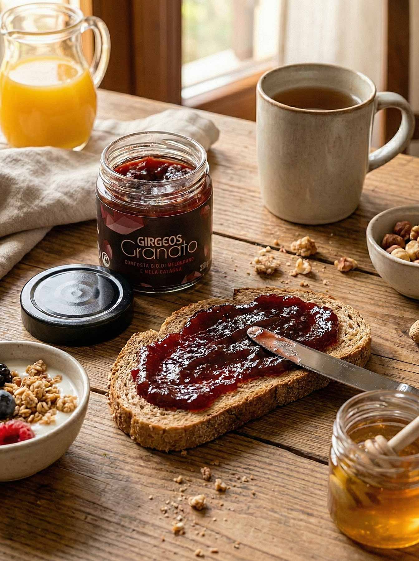 Girgeos Granato - Composta BIO di Melograno e Mela Cotogna (220g) - immagine 4