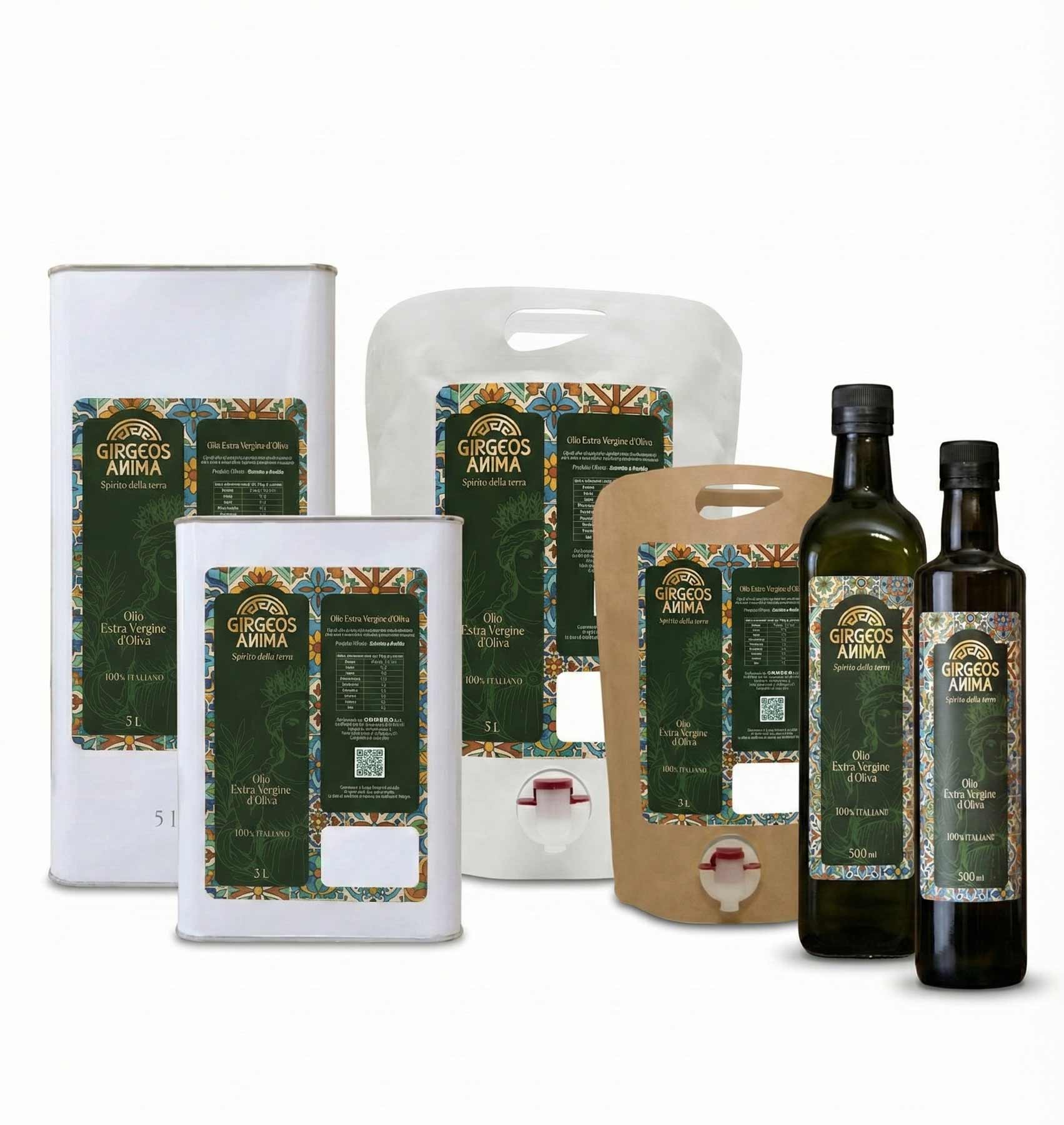 Olio Extravergine di Oliva "Girgeos Anima" – 100% Italiano